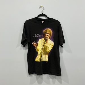 Rod stewart a night to remember tshirt vintage cotton 1993 retro 90s